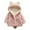 Pink, variant on BULLPIANO Toddler Girls Winter Warm Coats Jacket Hooded Coat with Ears Faux Thicken Baby Snowsuit Outwear