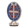 thumbnail image 4 of Adornos de medallas de San Benito, medallas de San Benito exquisitas Medallas de San Benito Benedict Metal Muy recomendado, 4 of 14