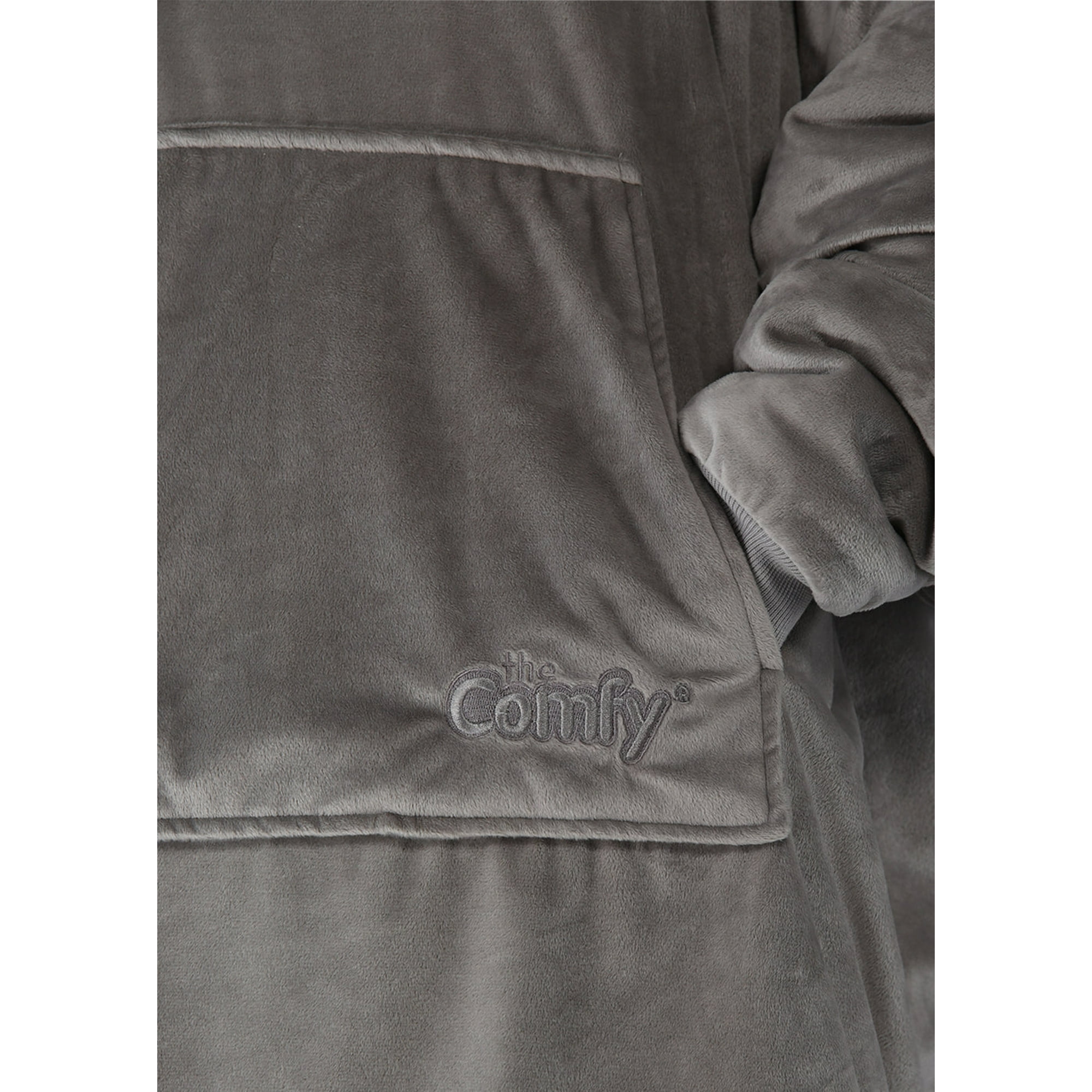 THE COMFY Original Wearable Blanket Gray color One Size Fits All Walmart