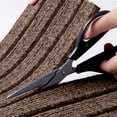 thumbnail image 4 of ZZkhGO Long Runner Shaggy Rug, Extra Thick Fluffy Foot Mat with Non-Slide Latex Backing, Soft High Pile Absorbent Carpet for Bathroom Laundry Room Hallway, Brown, 4 of 7