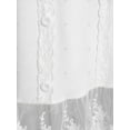 thumbnail image 4 of Camiseta Tipo Túnica Panel Malla Bordada Tamaño Plus Rosegal Mangas largas de talla grande, 4 of 5