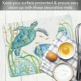 thumbnail image 6 of Cut N' Funnel "Sea Life" 1 Pack Designer Flexible Plastic Cutting Board Mat 15" by 11.5", 6 of 8