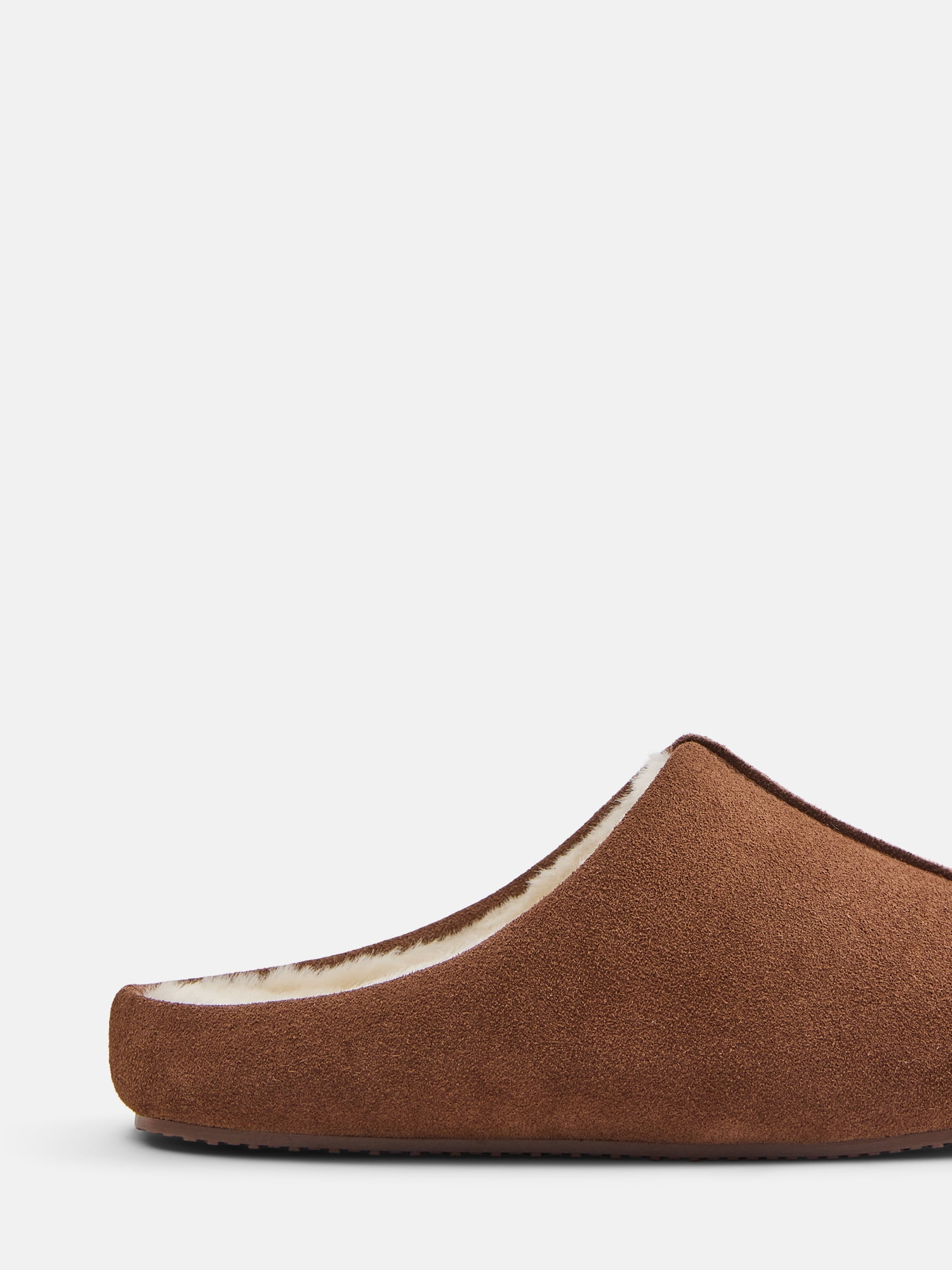 Joyspun Women's Suede Mule Slippers