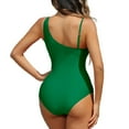 thumbnail image 2 of WILLBEST Trajes de Baño Dama Traje de Baño Deportivo Para Mujer Monokini Con Panel de Malla y Sujetador Incorporado Para Playa Piscina Traje de Baño de Verano, 2 of 6
