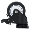 thumbnail image 2 of Heavy Duty Casters, Swivel Plate Castors Low Frictional Resistant High Speed 4 Inches Easy To Install  For Trolley For Tool Carts, 2 of 8