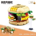 thumbnail image 2 of Tienda minorista Arquitectura Ciudad Miniatura Street View Building Blocks H kaili Sencillez, 2 of 5