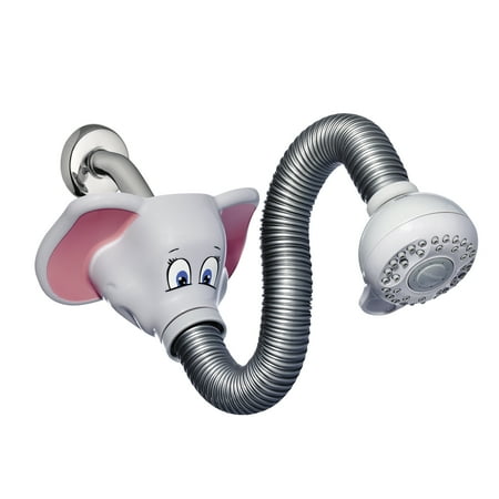 Waterpik Safari Spray Elephant Flexible Kids Shower Head, KSH-306T