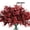 Red, variant on RECUTMS 8 Bundles Artificial Greenery Stems Fake Lucky Bamboo Leaves Faux Outdoor Plants UV Resistant Plastic Shrubs for Indoor Outdoor Decor (Green)