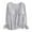 11# Gray, variant on T Shirt Built-in Padded Bra Soft Pajama Tops Long Sleeve Shirts V Neck Shirts Fall Clothes Outfits Gray L