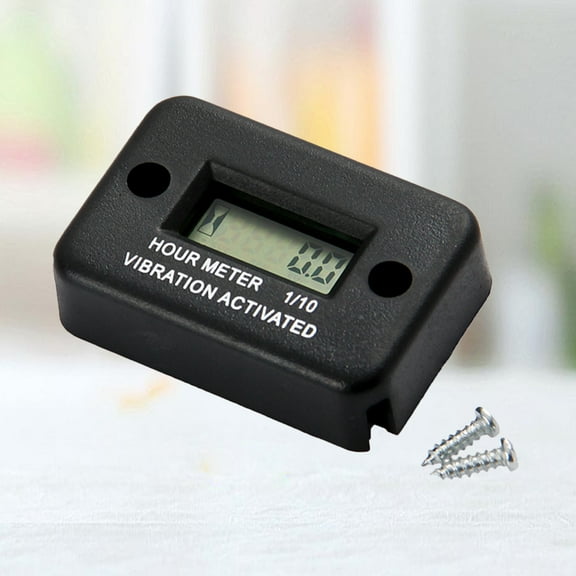 Soimiss LCD Display Tach Hour Meter for Motorcycles 1Pcs