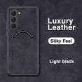 thumbnail image 2 of Luxury Leather For Magsafe Charging Iron Ring Phone Case For Samsung Galaxy S23 S24 Ultra S22 S24 Plus S21 S23 FE Cover, 2 of 5