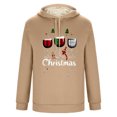 thumbnail image 4 of Sudadera con capucha para hombre, informal, a la moda, con estampado navideño, de manga larga y bolsillo, de poliéster, 4 of 5
