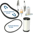thumbnail image 2 of munirater Golf Cart Tune Up Kit w/ Oil Filter Drive/Starter Belt 1996+ For EZGO TXT/ST 350, 2 of 8