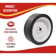 thumbnail image 2 of (2 Pack) Genie 57998GT Non-Marking Scissor Lift Tire/Wheel Assembly - Fits GS-1330M, 2 of 9