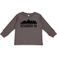thumbnail image 3 of Inktastic Richmond Virginia City Skyline Boys or Girls Long Sleeve Toddler T-Shirt, 3 of 5