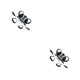 thumbnail image 4 of Yuarrent Ceiling Lights Indoor Light Home Hall Lamp Chandelier Luz cálida negra 2Conjunto, 4 of 6