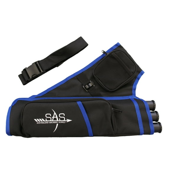 SAS 3 Tube Archery Target Quiver with Belt
