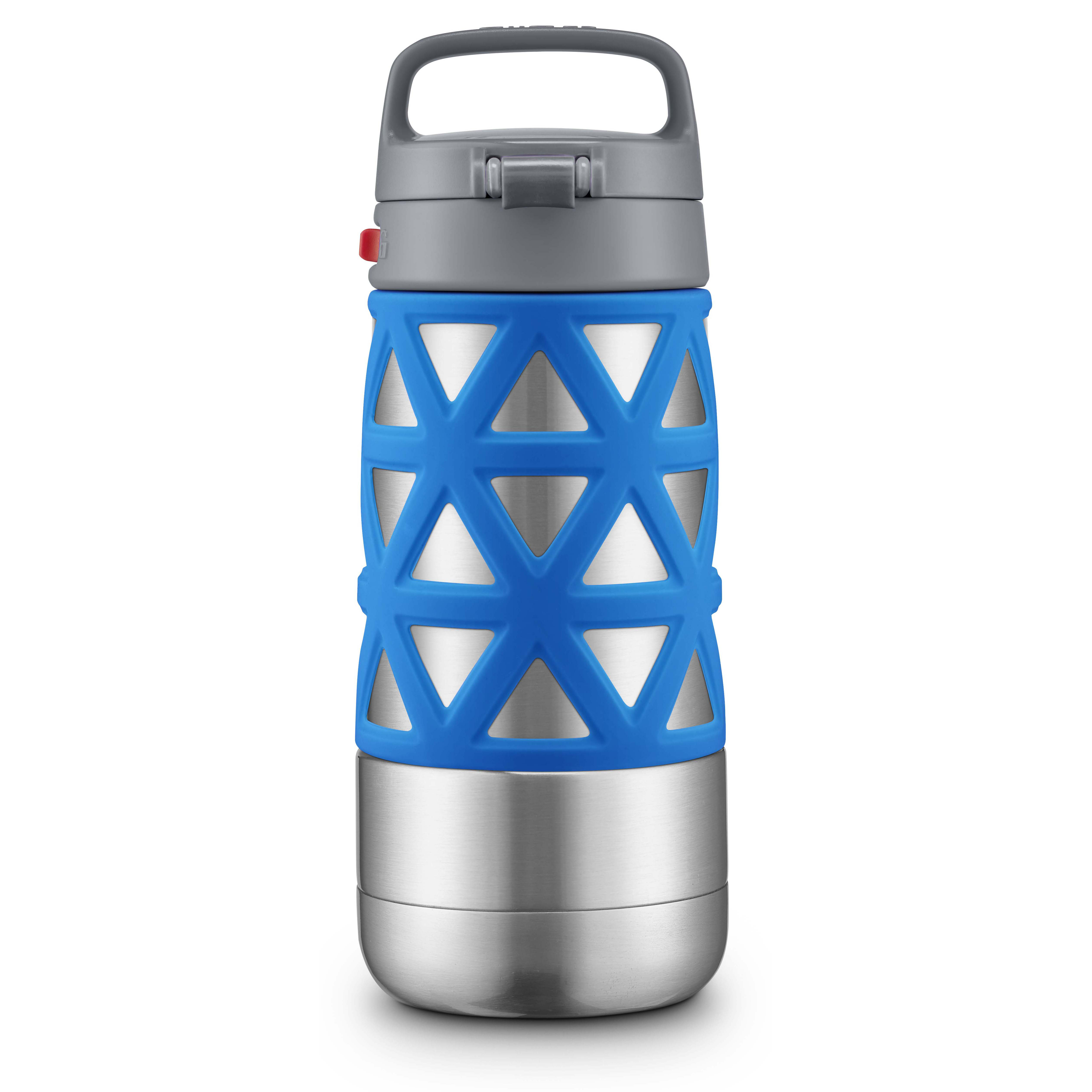 Max Stainless Steel Water Bottle, Blue/Grey, 14 oz - Walmart.com