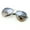 Gray-Peach, variant on V.W.E. New Large Limited Edition Colorful Gradient Lens Metal Aviator Sunglasses