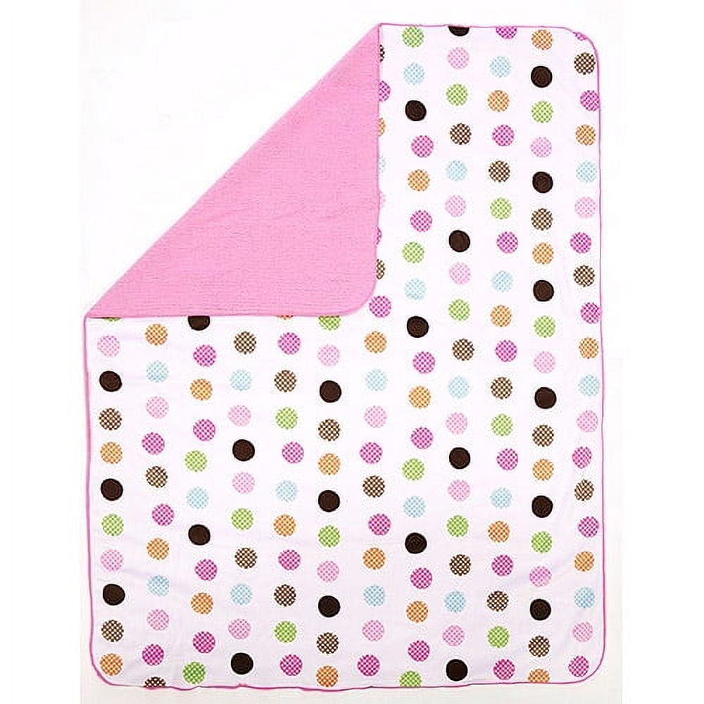  Baby Boom - Minky Poddle Blanket Confetti Pink