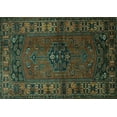 thumbnail image 1 of Ahgly Company Indoor Rectangle Persian Turquoise Blue Traditional Area Rugs, 8' x 10', 1 of 4