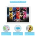 thumbnail image 3 of Power Rangers Diamond Art Kits for Adults Diamond Art Gem Art Painting Full Drill Round Art Gem Painting Kit for Home Wall Decor, 3 of 6