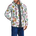 thumbnail image 3 of Zip Up Hoodies for Men - Math ruler Print colorful Long Sleeve Comfrt Men'S Fashion Hoodies & Sweatshirts, Jackets for Men Hoodies Pullover Clothing Clothes with Pouch, 3 of 5