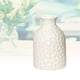 thumbnail image 4 of Jarrón pequeño de cerámica, florero creativo de escritorio, botella de aromaterapia sencilla y artesanal para decoración del hogar y la oficina (blanco), 4 of 7