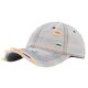 thumbnail image 2 of Gorra de béisbol unisex, moderna, versátil, de mezclilla perforada, para el sol, lavada, de poliéster., 2 of 3