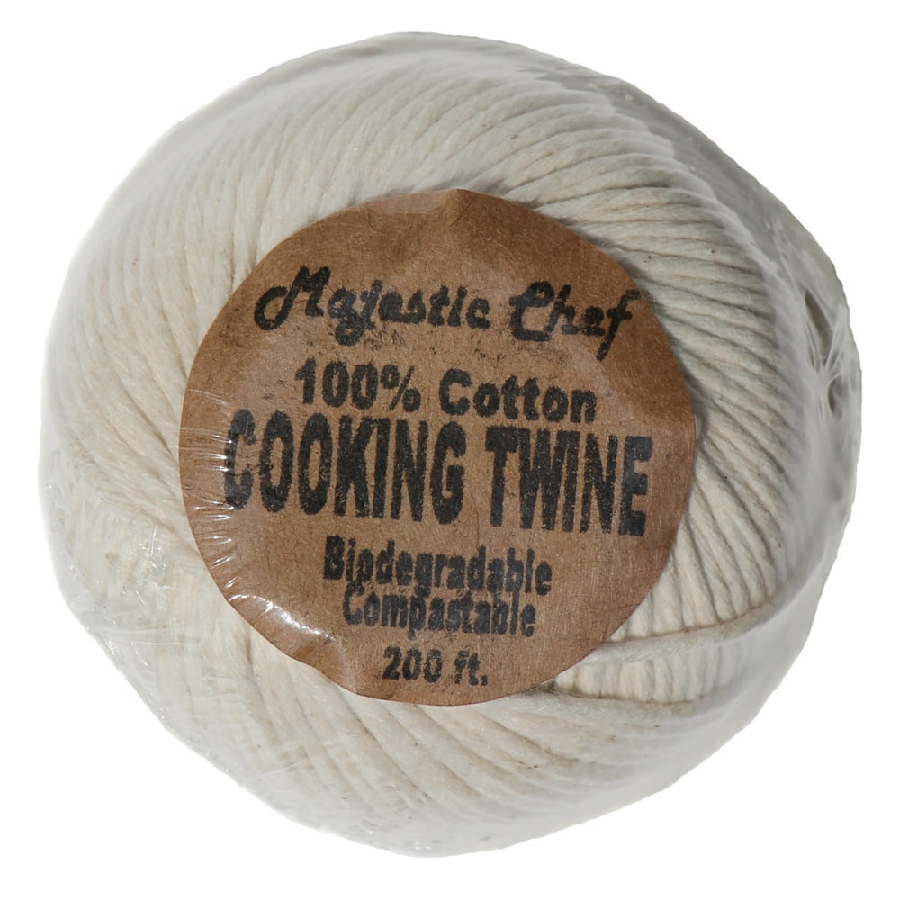 Majestic Chef Natural Cooking Twine Ball 200' 100 cotton
