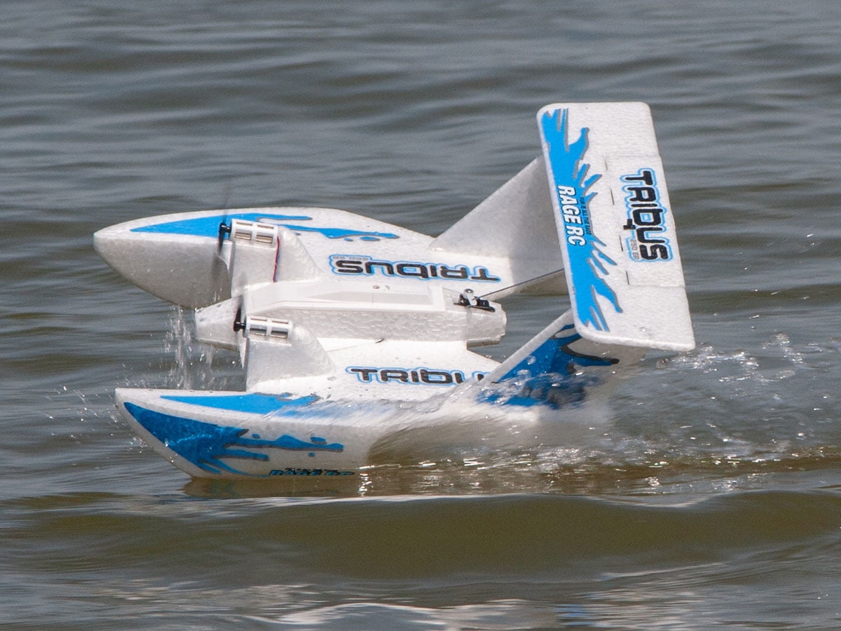 Rage RC Tribus 250 Electric Powered EP RTF Amphibious Aircraft Blue RGR3100