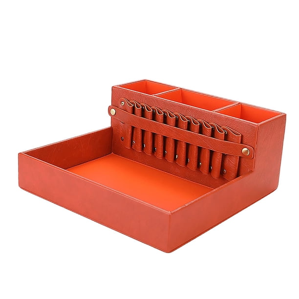 Soporte para herramientas de peluquería, organizador de cepillos de pelo resistente al desgaste multifuncional desmontable, soporte para es de , Naranja Baoblaze Estante de tijeras de salón