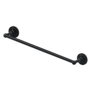 Deltana R2003 24" Solid Brass Towel Bar from the R Series, Paint Black