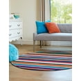 thumbnail image 3 of Rugs.com Azalea Collection Rug – 7 Ft Round Multi Medium Rug Perfect For Kitchens, Dining Rooms, 3 of 8