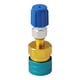 thumbnail image 1 of Conector De Aire Acondicionado Estable Para Automóvil Kit De Conector De Aire Acondicionado Automático Firme Adaptador De Conector De Aluminio Adaptador De Manguera De Acoplador Simple Exquisito Para Methold VI004094-00, 1 of 7