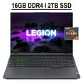 thumbnail image 1 of Lenovo Legion 5 Pro 16 Gaming Laptop 16" WQXGA 2K IPS 165Hz 500nits Display AMD Octa-Core Ryzen 7 5800H 16GB DDR4 2TB SSD GeForce RTX 3070 8GB RGB Backlit Keyboard HDMI USB-C Nahimic Win11 Grey, 1 of 6