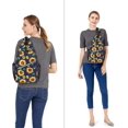 thumbnail image 5 of Sling Backpack,Travel Hiking Daypack Sunflower Rope Crossbody Shoulder Bag, 5 of 6