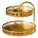 thumbnail image 2 of Bandeja Decorativa de 2 Capas Sunnimix de hierro para El Hogar almacenamiento, 2 of 7