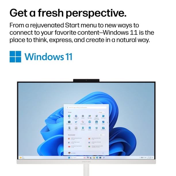 HP OmniStudio 23.8 Inch All-in-One Desktop PC, Full HD Display
