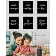 thumbnail image 5 of Motivational Wall Decor Inspirational Office Wall Art 𝗙𝗿𝗮𝗺𝗲𝗱 Black Quotes Wall Art for Living Room Encouraging Canvas Posters for Office Bedroom Sayings for Wall Decor - 8” x10” x6 PCS (Framed), 5 of 6