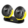thumbnail image 1 of Amdohai Dual Head USB Fan 360 Degree Rotating 5V 2A 3 Speed Modes Portable for, 1 of 8
