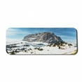 thumbnail image 1 of Mountain Computer Mouse Pad, Majestic Mountain Northerns Italy European Mediterranean Snowy Peak Nature, Rectangle Non-Slip Rubber Mousepad Large, 31" x 12", Brown Blue White, by Ambesonne, 1 of 2