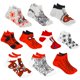 thumbnail image 1 of Calcetines Marvel Spider-Man de corte bajo, 10 pares, para niños de 3 a 9 años, 1 of 6