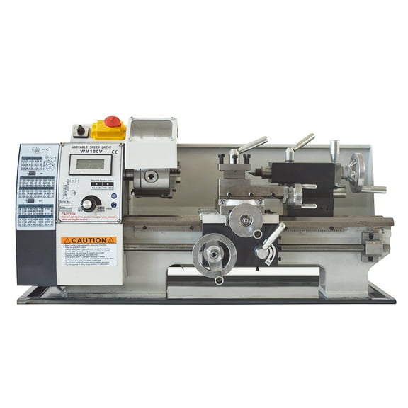 Precision Metal Lathe Mini Inch Thread Bench Turning Machine 7"x12" WM180V