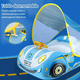 thumbnail image 5 of Salvavidas Inflables Alberca Adecuado Para Bebés De 1-4 Años Azul Carro, 5 of 5