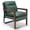Green, variant on Barara King Lounge Chair, Accent Armchair Leisure Chair,Accent Sofa Chair,Single Sofa Chair with Extra-Thick Padded Backrest and Seat Cushion-Green