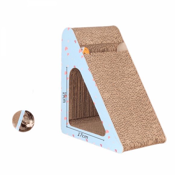 Cat scratching plate claws vertical grab column corrugated paper nest wear-resistant anti-scratch sofa cat supplies cat toy cat claw board(M)