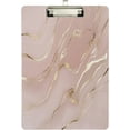 thumbnail image 2 of FMSHPON Rose Gold Marble Pink Stylish Clipboard Hardboard Wood Nursing Clip Board and Pull for Standard A4 Letter 13x9 inches, 2 of 8