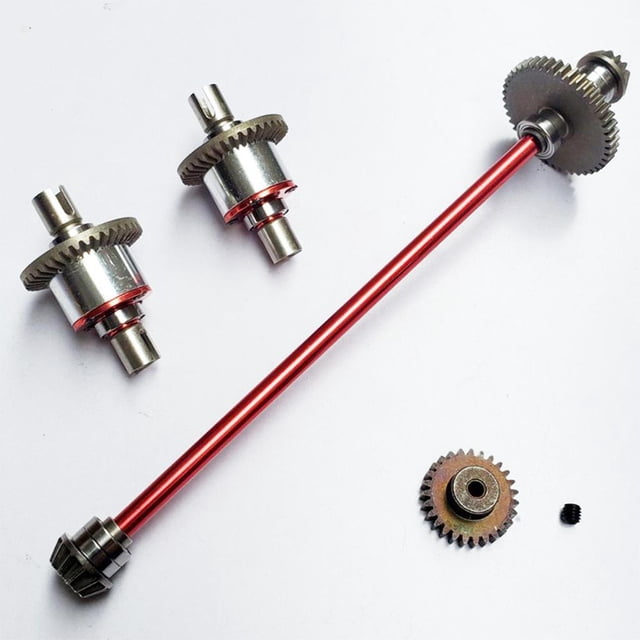 Eje de transmisión central perfecl metal 1:14 1:12 rojo y morado