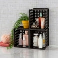 thumbnail image 6 of Sterilite Mini Crate, Stackable Plastic Storage Bin Organizer with Handles, Black, 24 Pack, 6 of 12